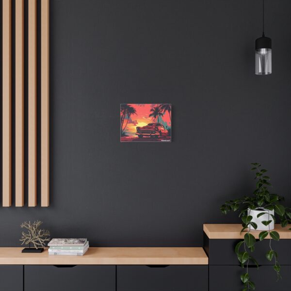 Retro Sunset Canvas Art - Vintage Car & Palms - Image 16