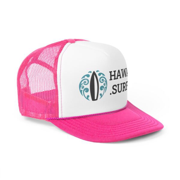 Surf-Inspired Trucker Cap in Pink.