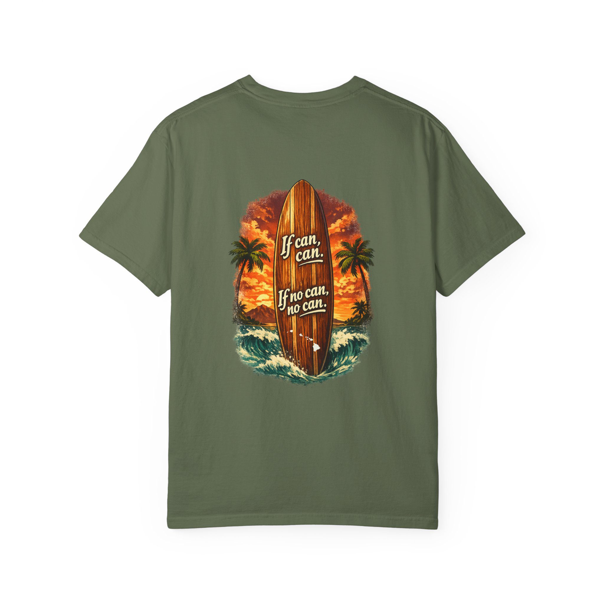 Hawaiian Pidgin Surfboard Tee | Vintage Aloha Graphic T-Shirt - Image 4