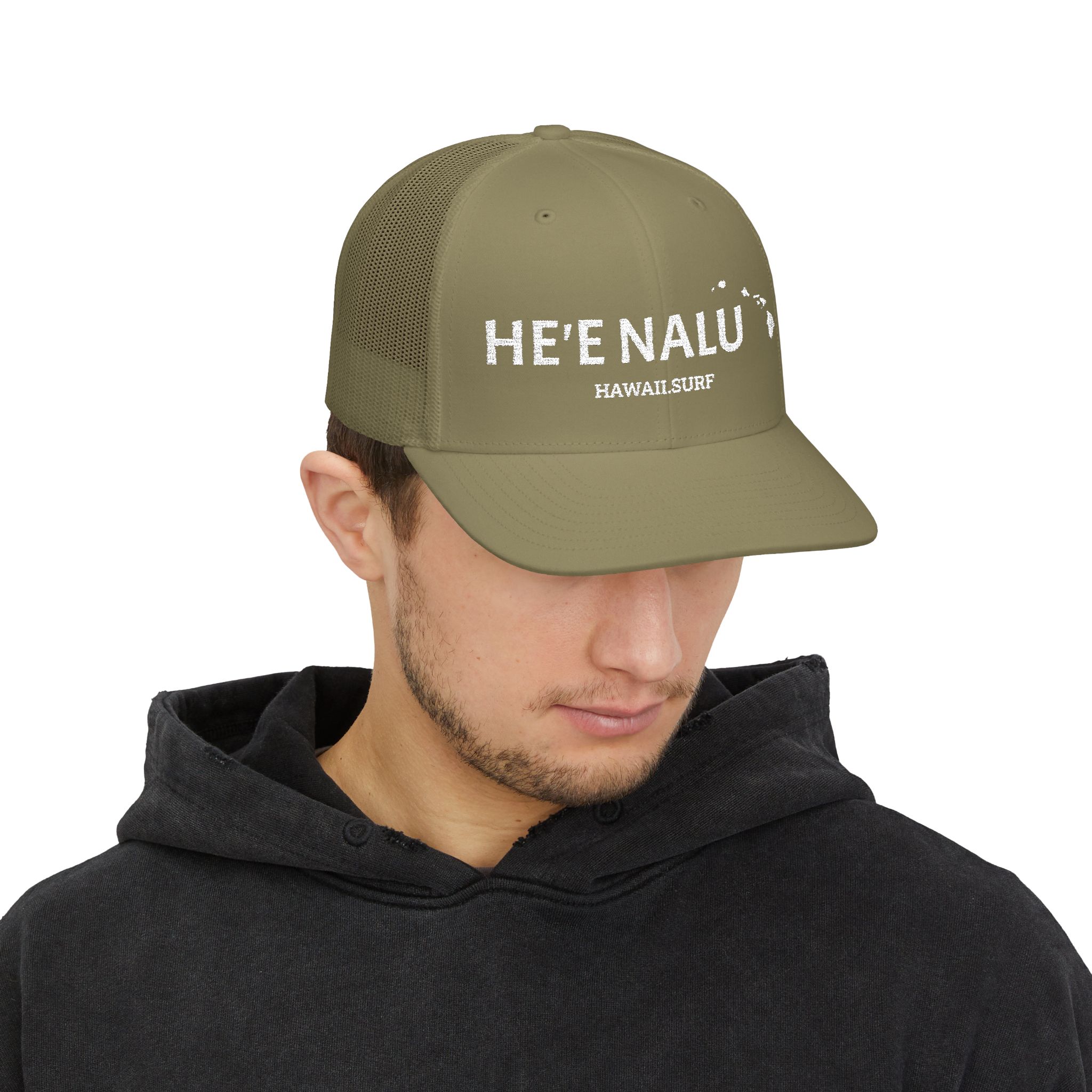 Embroidered Hawaiian Islands Trucker Hat | hawaii.surf - Image 3