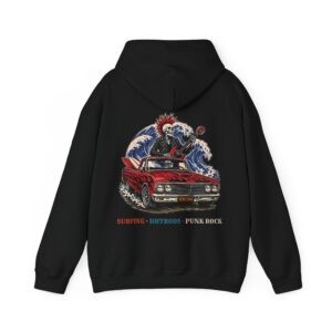 Skull Rider Hoodie - Surfing · Hotrods · Punk Rock